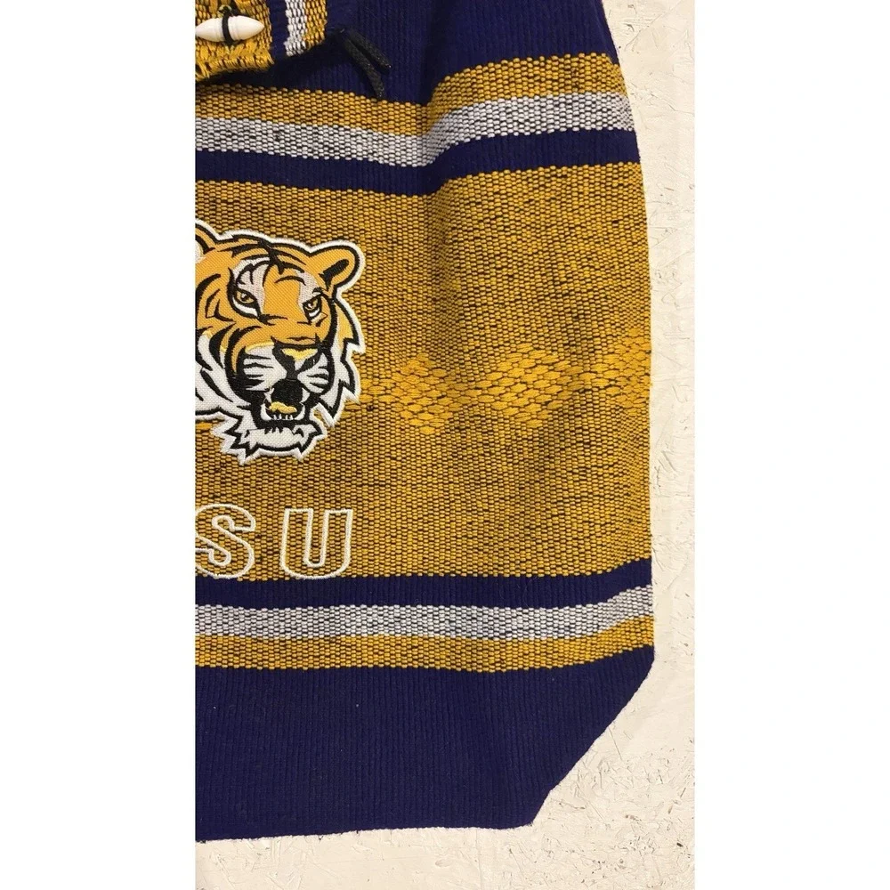 Louisiana State University (LSU)  Women's Serape Like Handbag Purse Backpack